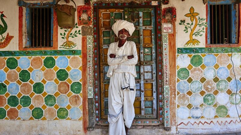 A Rabari man from Kutch,  an ancient land across which the Rabari have criss-crossed for more than a thousand years