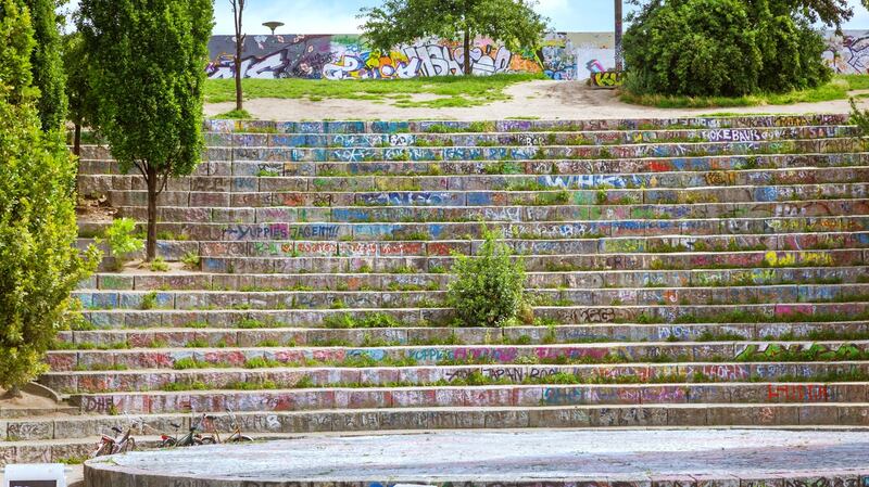 The amphitheatre at Mauerpark in Berlin: great for karaoke sessions on Sunday afternoons
