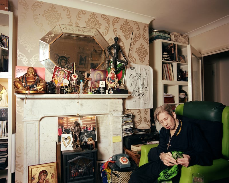 Shane MacGowan At Home, 2021, by Ellius Grace