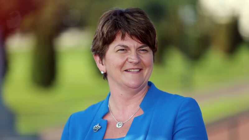 Arlene Foster: The life story she presents to the electorate is of a grammar school girl and RUC man’s daughter struggling to lead a normal life through the Troubles. Photograph: Niall Carson/PA Wire