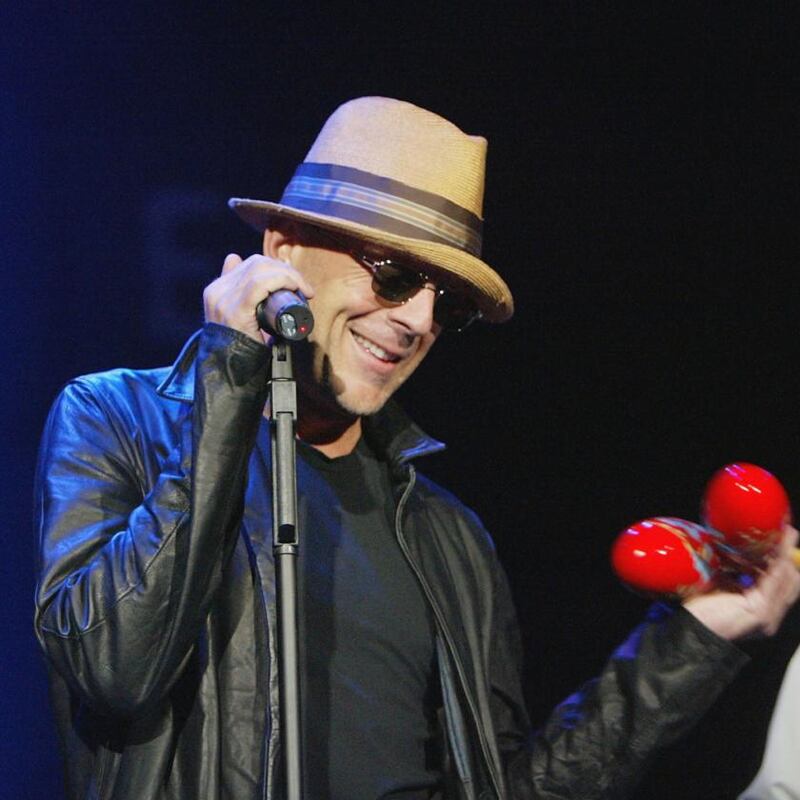 Bruce Willis and the Accelerators performing in 2003. Photograph: Frazer Harrison/Getty Images