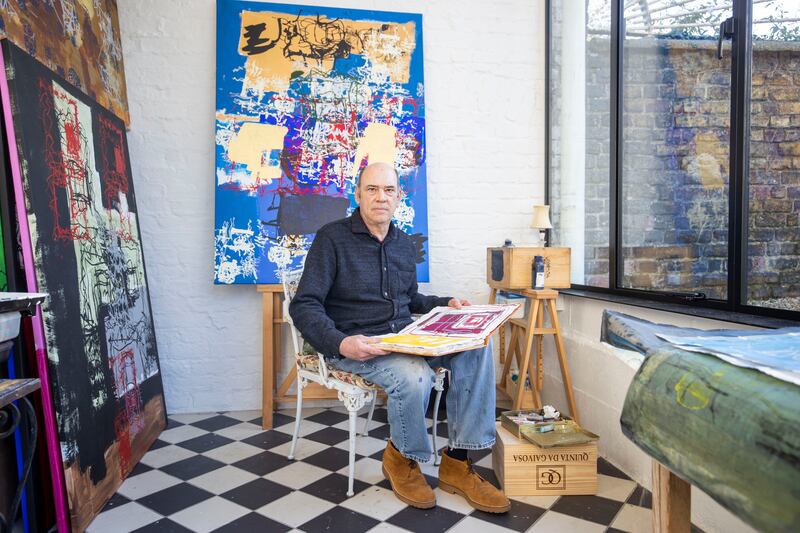 Brian Gormley: 'I was a heavy drinker, smoked a lot of pot. I played the drunken Jackson Pollock, driving around in a pick-up truck drinking a case of beer.' Photograph: Tom Honan 