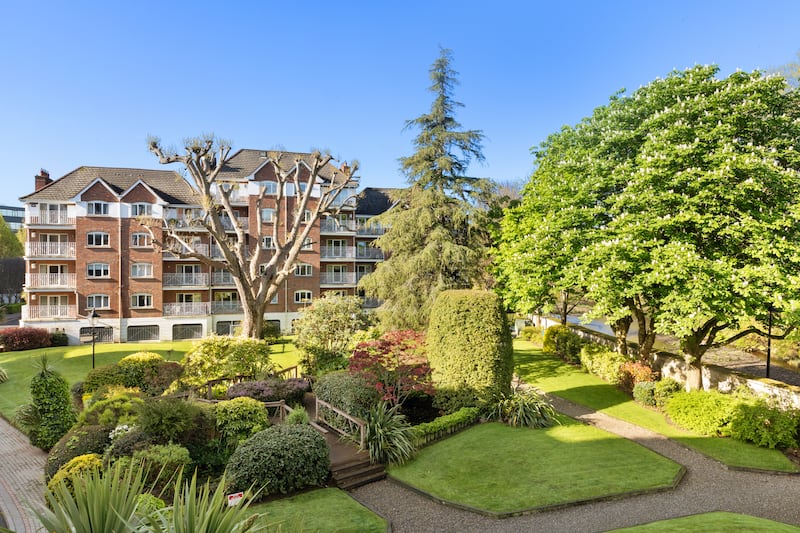 The development has extensive mature grounds