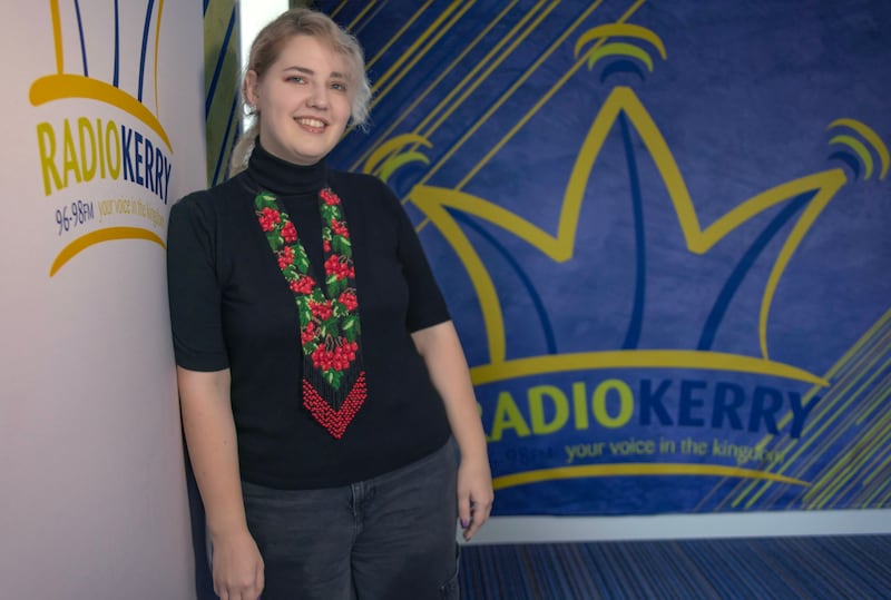 Yuliia Riabova is the winner of the Gay Byrne Newcomer of the Year at the IMRO Radio Awards 2025. Photograph: Valerie O'Sullivan