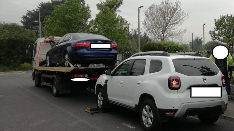 Cars and jewellery, substantial paperwork and documents were seized by gardaí under Operation Coatee. Photograph: Garda / Facebook