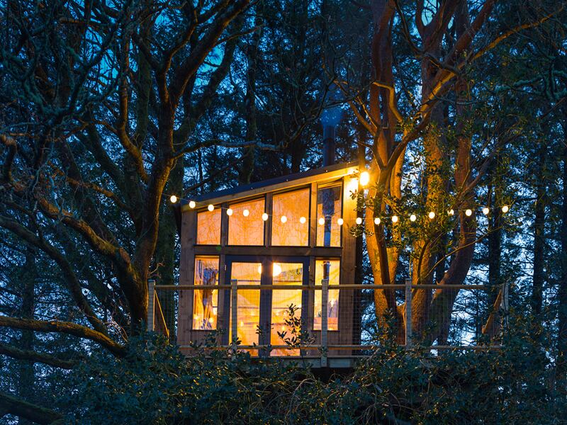 The Birdbox in Co Donegal is a handcrafted treehouse with views of Glenveagh National Park