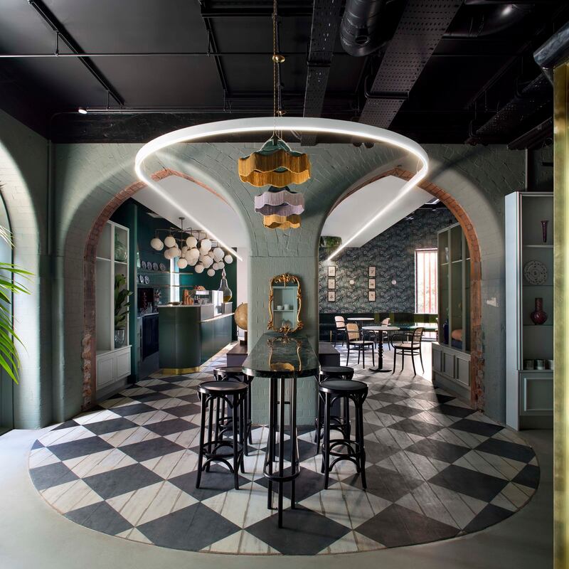 The Parlour coffee shop at Vaults Live