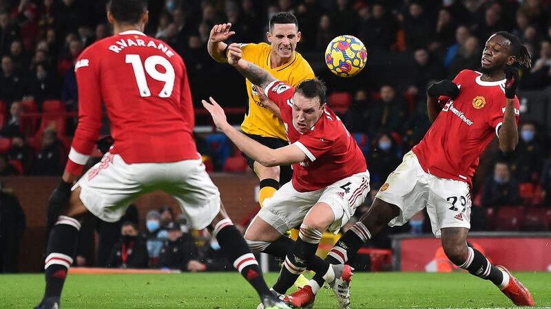 Phil Jones returned to the Manchester United side after a two-year absence. Photograph: Peter Powell/EPA