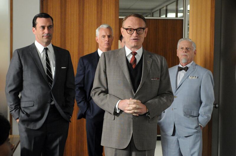 Mad Men: Jon Hamm, John Slattery, Jared Harris and Robert Morse. Photograph: Michael Yarish/AMC