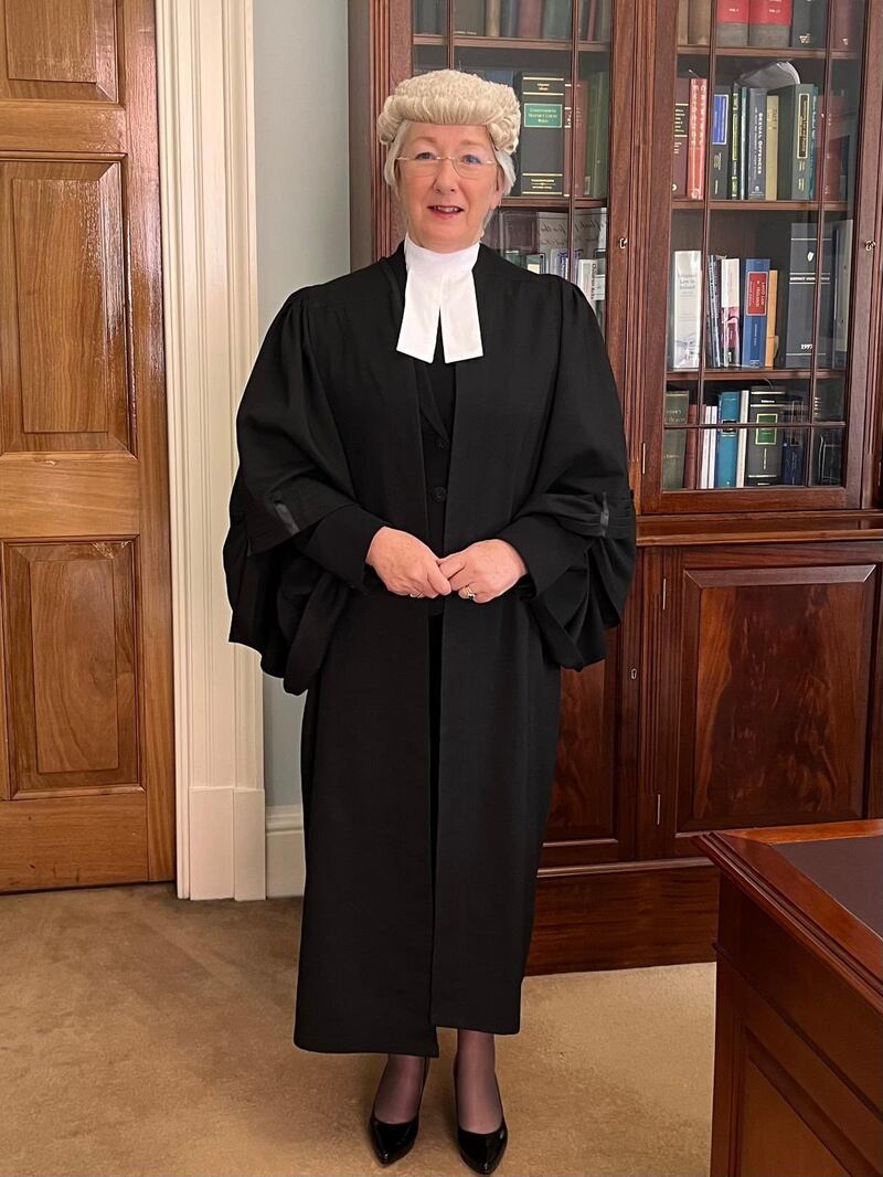 Mary Hanafin is called to the Bar. Photograph: Mary Hanafin/X