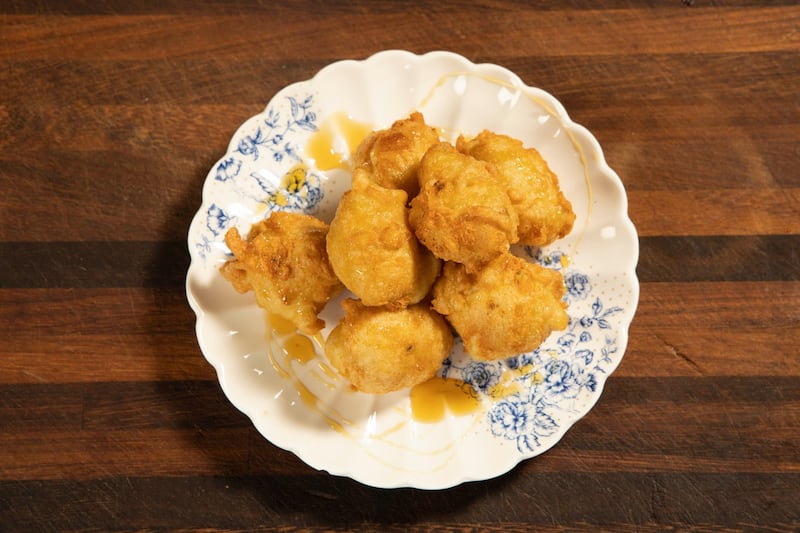 Young Buck beignets, Highbank Orchard syrup drizzle. Photograph: Patrick Browne