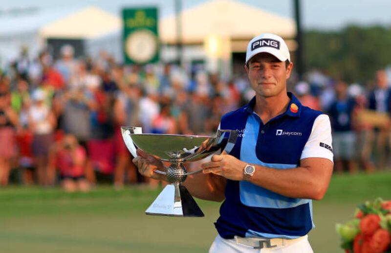 Viktor Hovland: in hot form ahead of the Ryder Cup. Photograph: Mike Ehrmann/Getty
