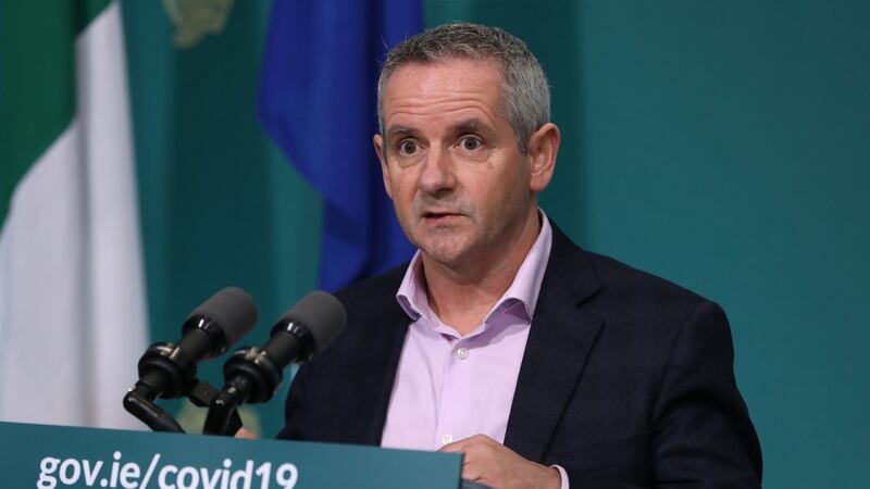 HSE director general Paul Reid has said he was confident that if the public do all the basics of wearing masks, observing hand hygiene and practising social distancing then ‘we can make progress’ to get down Covid-19 down. Photograph: Crispin Rodwell/The Irish Times.
