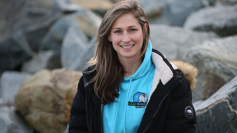 Executive director of Seal Rescue Ireland Melanie Croce: “There are fewer grey seals in the world than African elephants, and just because they are not on the verge of extinction doesn’t mean we shouldn’t try to protect them.”  Photograph:  Nick Bradshaw