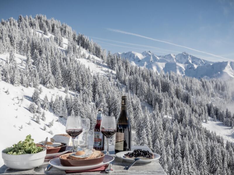 Megève ski resort is perfectly suited to foodies and is home to a number of Michelin-starred restaurants