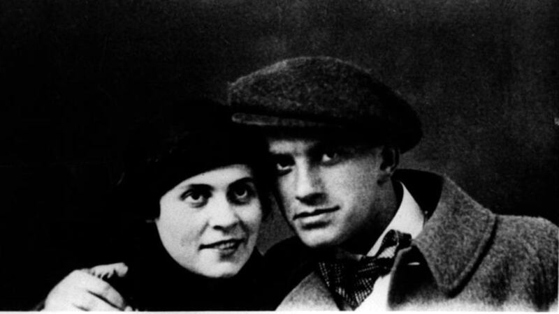 Vladimir Mayakovsky and  his on-off lover Lily Brik