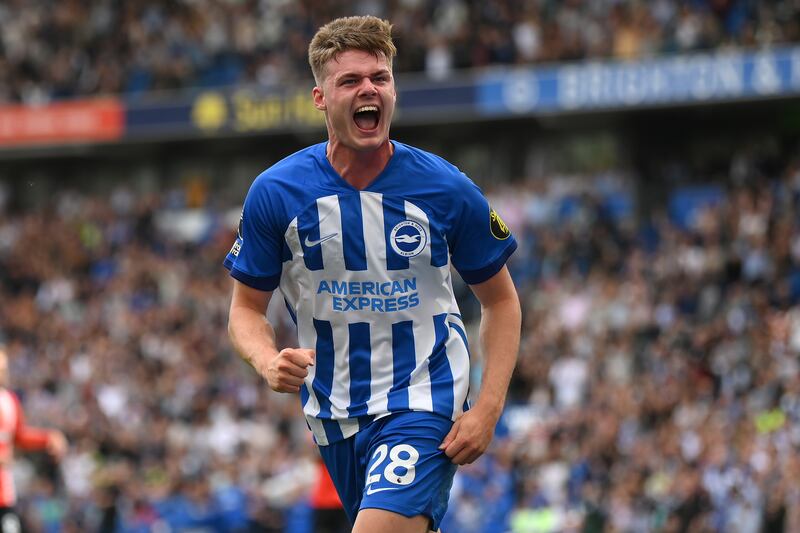 Evan Ferguson of Brighton. Photograph: Mike Hewitt/Getty