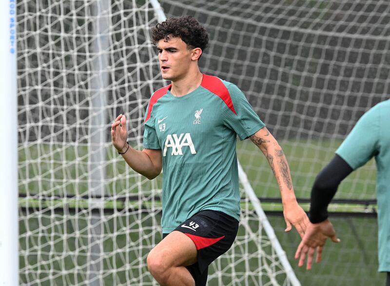 Liverpool's gifted midfielder Stefan Bajcetic will be hoping for an injury-free season. Photograph: John Powell/Liverpool FC via Getty Images