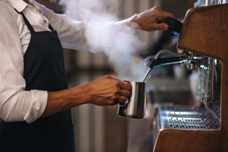 The barista who makes your coffee at lunch can be considered  a so-called weak connection. Photograph: iStock