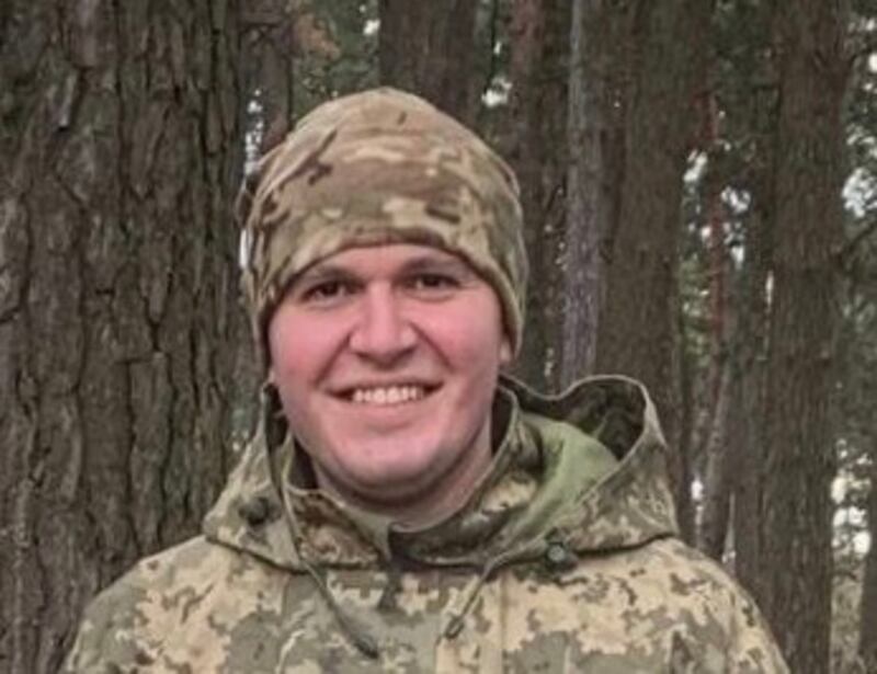 In 2017, Maksym Mayevskyi told his father that he wanted to join a volunteer battalion to defend Ukraine. Photograph courtesy of Volodymyr Mayevskyi