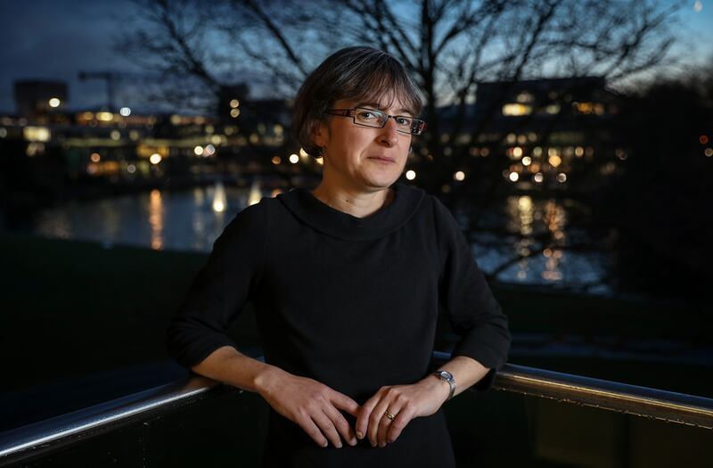 Author Sarah Moss: 'Nobody would cycle for fun in Dublin. Every day I am relieved not to have a call from school to say that my son hasn’t arrived.' Photograph: Crispin Rodwell