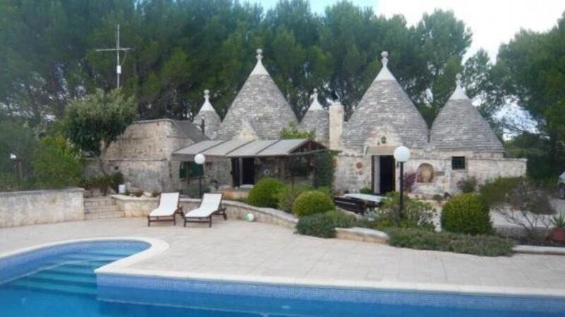 Six-cone trulli in Puglia