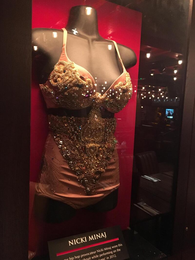 Hard Rock Cafe Dublin  Nicki Menaj’s bodysuit