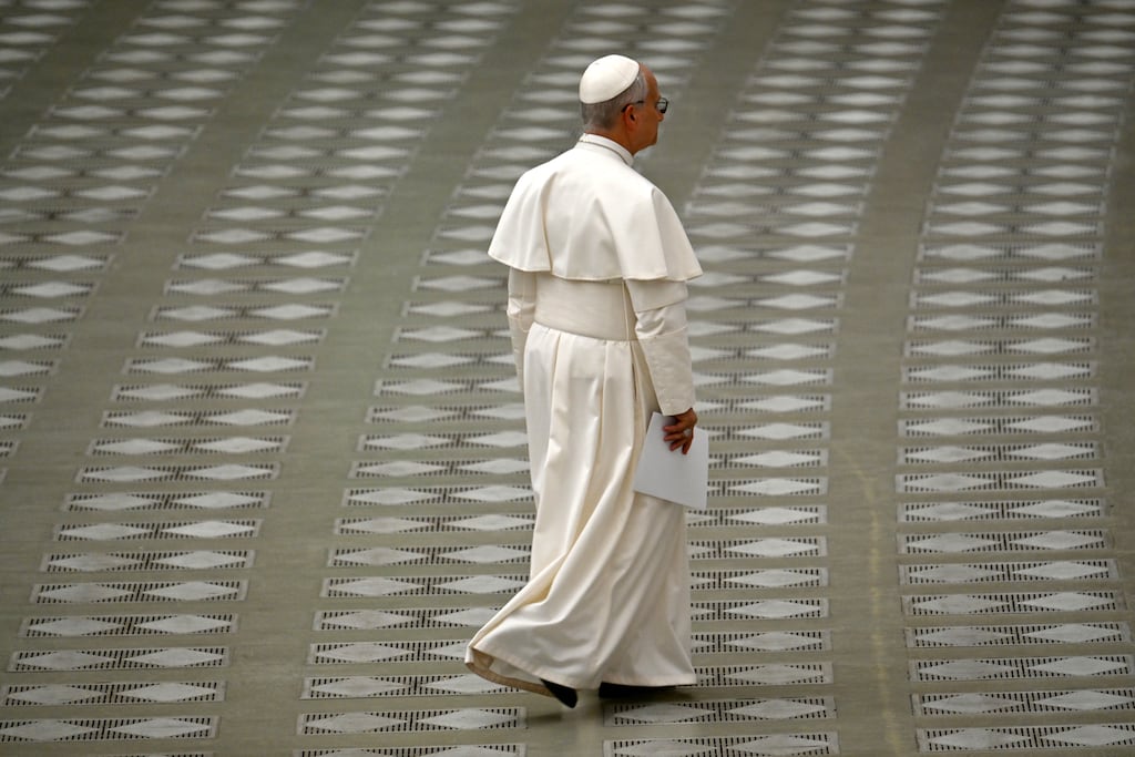 In a world where few leaders have publicly taken an unequivocal moral stance against aggressors such as Donald Trump, Pope Leo has done so without qualification. Photograph: Alberto Pizzoli/AFP via Getty Images