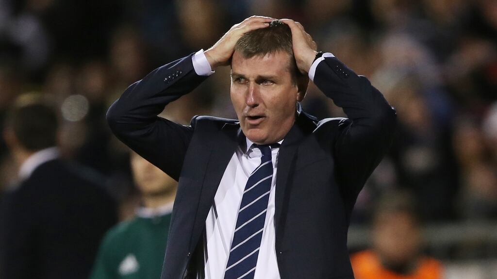 Dundalk manager Stephen Kenny: “I’m disappointed because the original decision to allow games to be moved in order to help the clubs that are in Europe was a good one.”