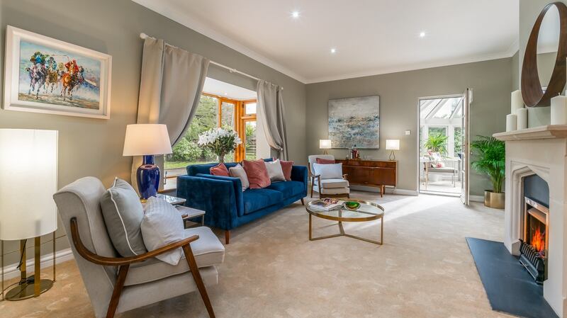 The spacious living room at Elsinore