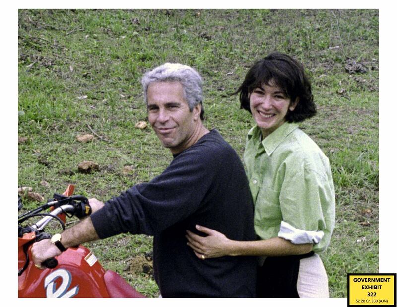 Ghislaine Maxwell with Jeffrey Epstein. Photograph: US department of justice via PA
