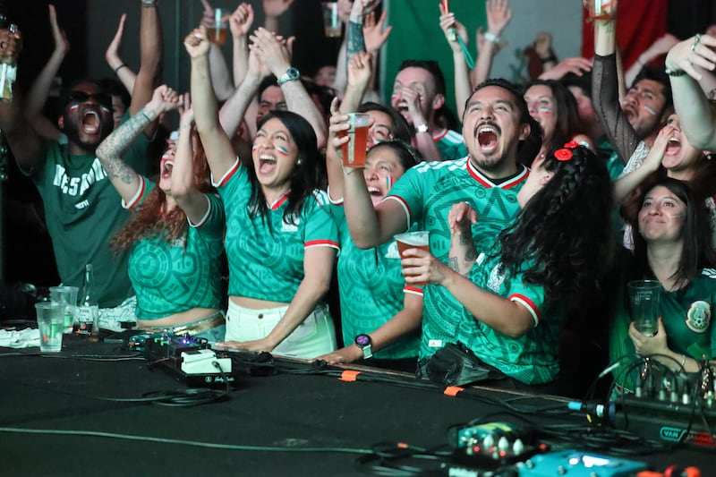 ‘Mexico never leaves your heart’: football-mad expats gather in Dublin as World Cup kicks off