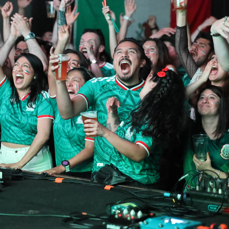 ‘Mexico never leaves your heart’: football-mad expats gather in Dublin as World Cup kicks off
