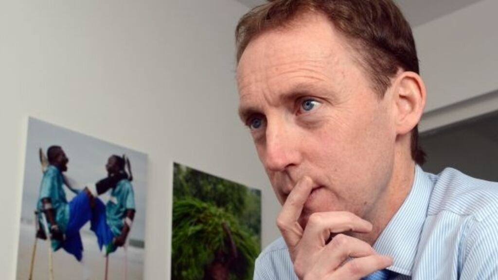 Barry Andrews, a former Fianna Fáil minister, took the helm at Goal in 2013. Photograph: Cyril Byrne