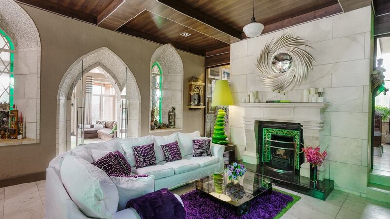 The living area.