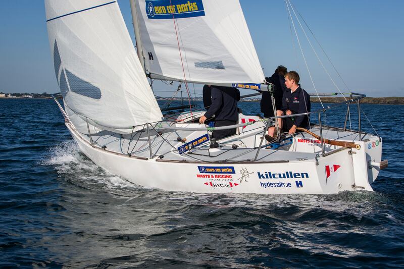 Cillian Dickson started out his J24 career with the Howth Yacht Club Under 25 programme in 2013. Photograph: David Branigan/Oceansport