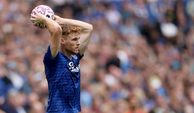 Jake O'Brien could help ensure regular Irish interest in Everton's matches in the Premier League this season. Photograph: Carl Recine/Getty Images