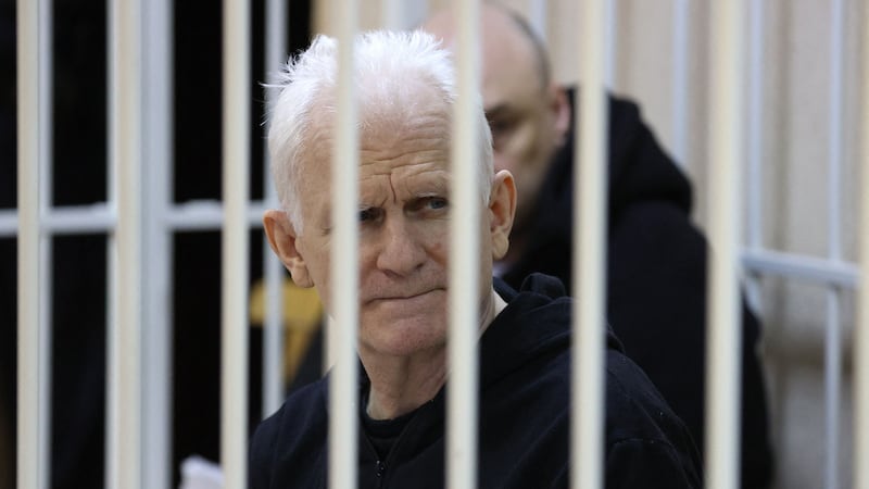 Nobel peace prize winner Ales Bialiatski among 123 freed from prison in Belarus