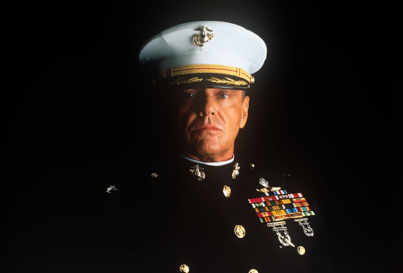Jack Nicholson in A Few Good Men. Photograph: Mondadori via Getty