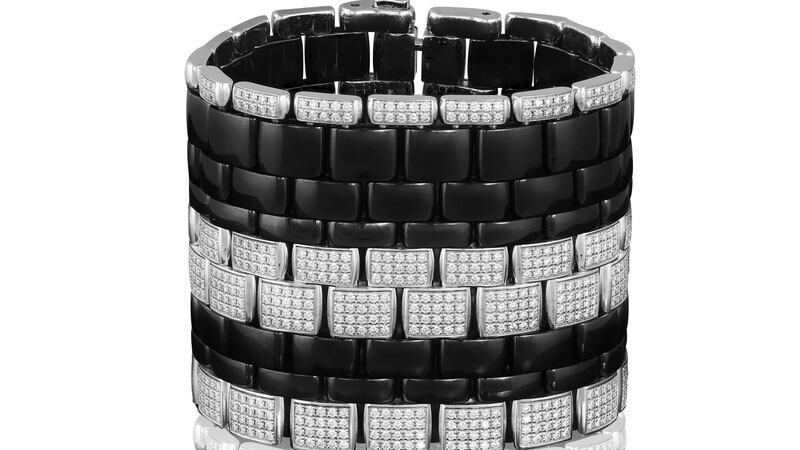 Chanel ‘Ultra’ diamond and ceramic cuff €40,000–€50,000