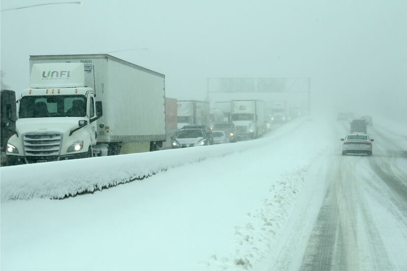 The warning lasts through until Sunday. Photograph: AP
