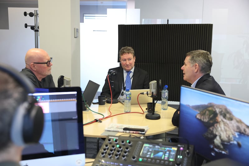 Former Minister for finance Paschal Donohoe speaks to Hugh Linehan and Pat Leahy on the Irish Times Inside Politics podcast. Photograph: Enda O'Dowd