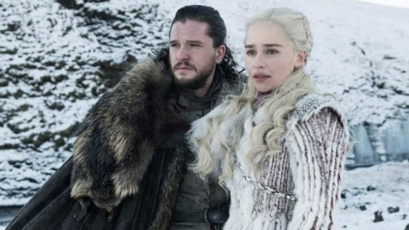 The “real” Daenerys Targaryen with Jon Snow in Game of Thrones