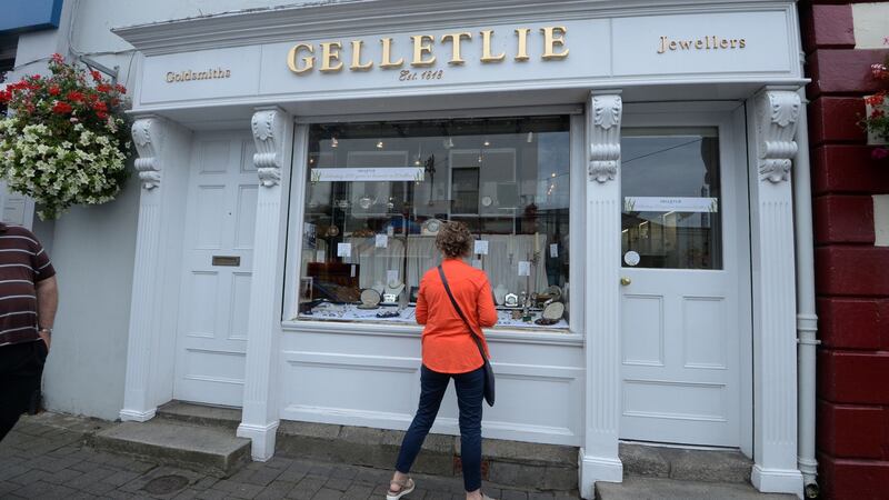 Gelletlie, one of Ireland’s oldest watchmakers and jewellers,  in Wicklow town. Photograph: Cyril Byrne/The Irish Times