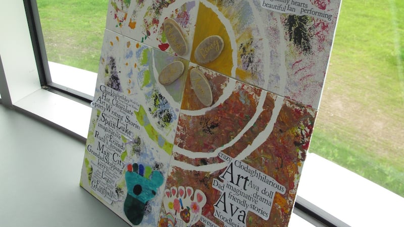 A piece of art created by the participants