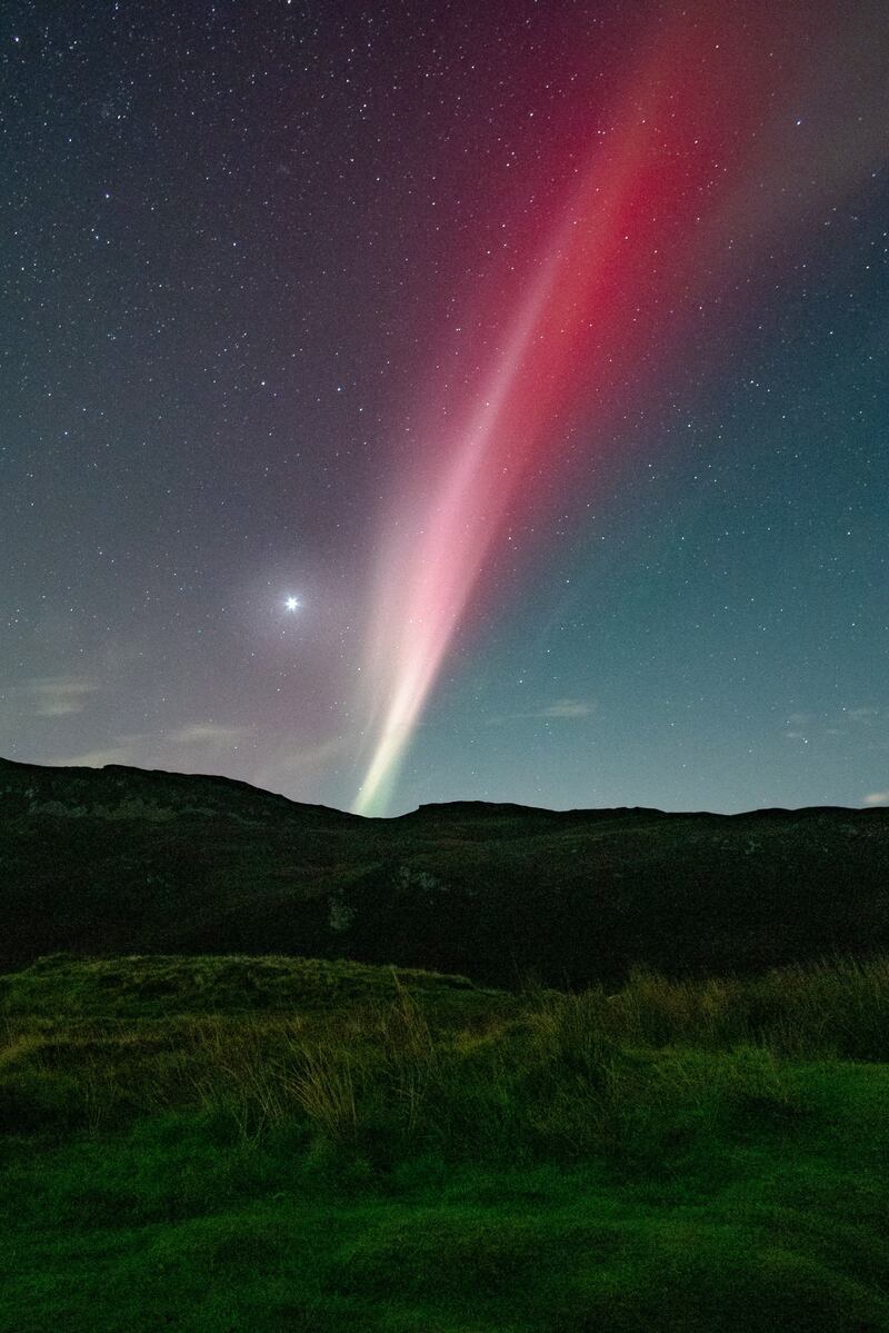 The sky at Lough Salt, Co Donegal. Photograph: Proinsias Carr