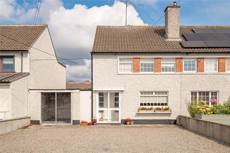 22 Rochestown Park, Dún Laoghaire has a 50ft-long front garden and a 60ft-long back garden
