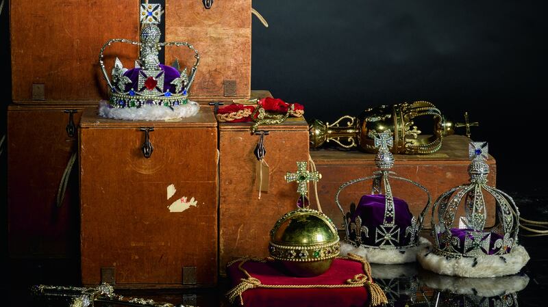 A replica set of the British Crown Jewels went for £30,000 at Sotheby’s
