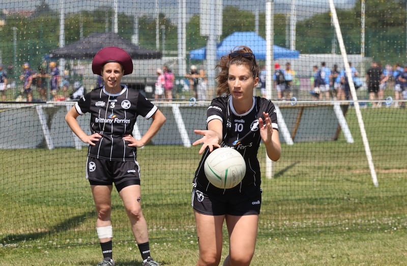 GAA World Games: Capucine Chancerel, who plays for the B1 Brittany team. Photograph: Alan Betson