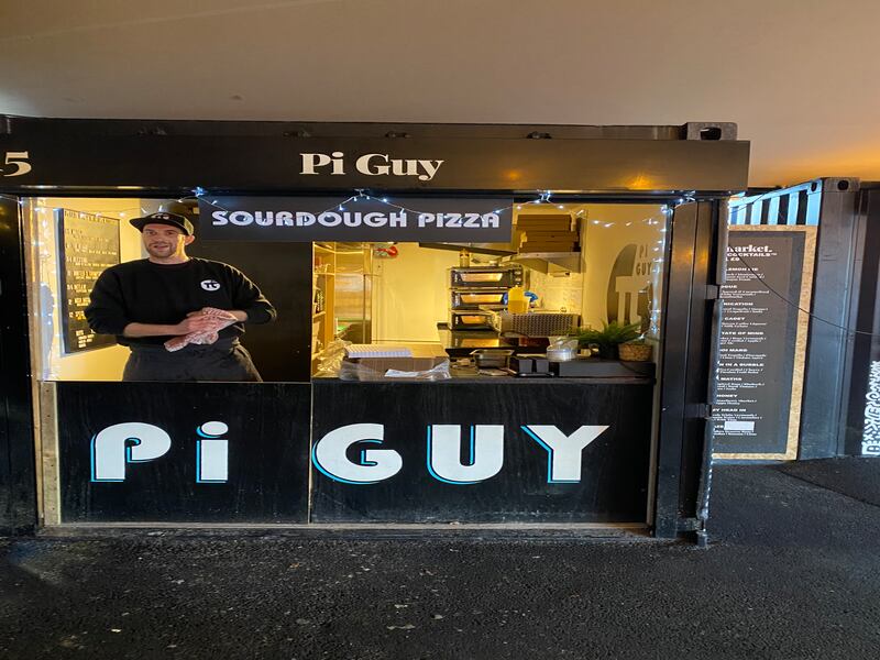 Pi Guy pizza stall in Belfast.